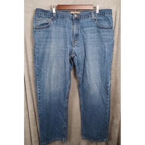 Red Camel Delray Mens 40x30 Blue Denim Jeans Straight Leg Medium Wash 8961